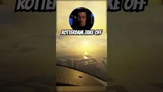 Miniature : Rotterdam Amazing Takeoff #msfs2024 #flightsim #aviation