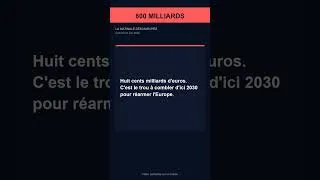 Miniature : 800 milliards € pour réarmer l'Europe : l'industrie ne suit pas #Shorts