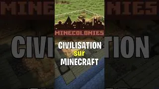 Miniature : J'ai Commencé la CIVILISATION dont j'ai TOUJOURS Rêvé sur Minecraft en Survie