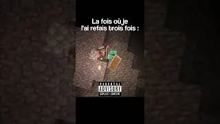 Miniature : 3 fois dans la même survie  #dodue #meme #minecraft #trgc #survie