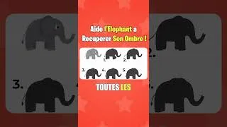 Miniature : Aide l'Eléphant a Retrouver Son Ombre !