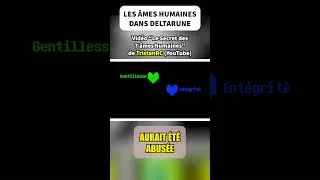 Miniature : LES ÂMES HUMAINES DANS DELTARUNE #undertale #deltarune #tobyfox