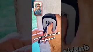 Miniature : Comment ouvrir une boite à clé AirBnB 🔒 #lockpicking #hacker