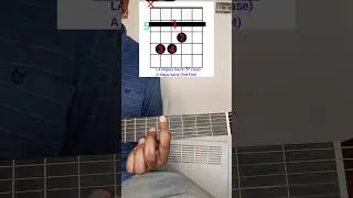 Miniature : #Tuto #LA Majeur Barré 5ᵉ case : comment jouer l'#accord à la #guitare ? #guitar #guitarlesson
