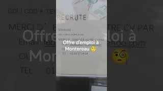 Miniature : #Montereau-Fault-Yonne#Offre d'emploi 💱