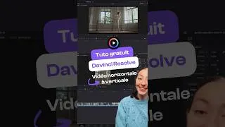 Miniature : Nouveau tuto DaVinci Resolve gratuit à découvrir #davinciresolve #tutorial #tutogratuit