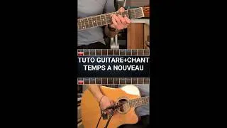Miniature : Tuto guitare chant Temps à Nouveaux #tutorial #guitarlesson #chants  #music #