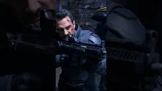 Miniature : Soldiers and Robot in Skull Tunnel! Intense Sci-Fi Battle! #shorts