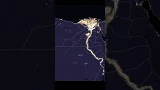 Miniature : L’Afrique de Nuit - 1 #geospatial  #gis #africa