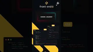 Miniature : Border gradient animé en CSS #css #css3 #frontend #html #frontenddeveloper #coding