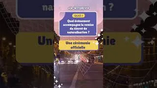 Miniature : Partie 3: Questions naturalisation française
