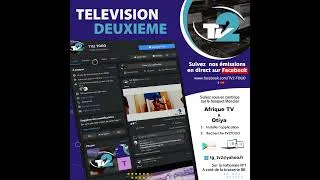 Miniature : TV2 en direct sur  https://afriqueendirect.tv/tv2_togo_fr   play.google.com/store/bouquet.otiya