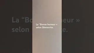 Miniature : Extrait de notre dernière vidéo sur Démocrite
