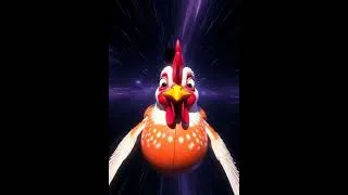 Miniature : I asked AI for time travel... the chicken is just SHOOK! 😱