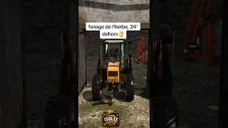 Miniature : fanage de l'herbe 👌 🐖LA FERME ISOLÉE🐓 #farmingsimulator25 #fs25 #farming  #farmingsimulator