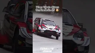 Miniature : When Toyota Gazoo Racing WRC drivers turn their brain off 🤯😅 #rally #wrc #flatout #toyota #rallying
