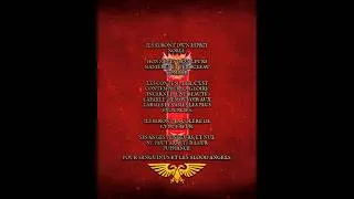 Miniature : l'inscription sous l'insigne des Blood Angels @starforged9990