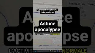 Miniature : Astuce pour être prévenu de l'apocalypse
