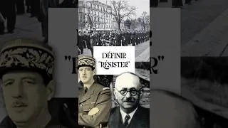 Miniature : Définir la Résistance et Résister Bloch et De Gaulle