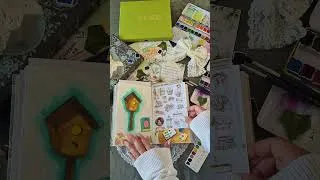 Miniature : De l'aquarelle et des stickers ✨️