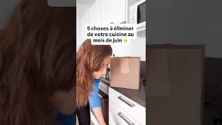 Miniature : 5 choses à éliminer de votre cuisine au mois de juin ☀️ #désencombrement #minimalisme #shorts