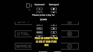 Miniature : J'ai créer un menu pour assigner ses propres touches