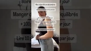 Miniature : Quels sont tes objectifs ce mois-ci? #pertedepoids