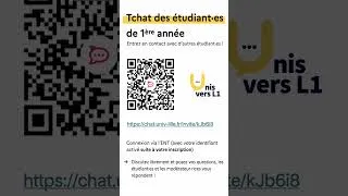 Miniature : Unis Vers L1, le chat des étudiant·es de première année de l'Université de Lille 💬