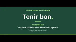Miniature : Séminaire avec Nicolas Guilou (Annonce)