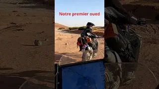 Miniature : Notre premier oued en moto au Maroc