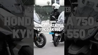 Miniature : Honda Forza 750 vs Kymco AK Premium : duel urbain #maxiscooter #HondaForza750 #KymcoAK550