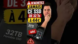 Miniature : 🚨 N'achetez jamais ce SSD de 32 To à 44€