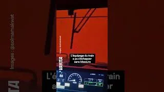 Miniature : Ce train s’est retrouvé bloqué par les flammes au Canada