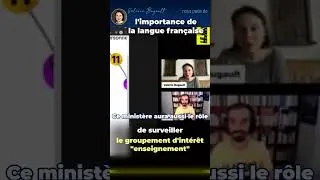 Miniature : Il faut réinvestir notre langue (française) #shorts