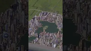 Miniature : Un lac artificielle énorme au coeur de ma ville Sim City 4 #Mégalipoli