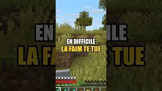 Miniature : La Faim Peut Te Tuer, Ça Dépend de la Difficulté #Minecraft