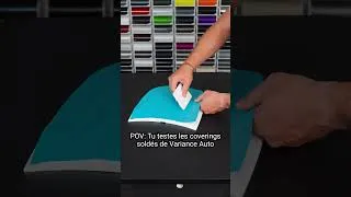Miniature : SOLDES VARIANCE AUTO 💸 Covering bleu turquoise mat 3D