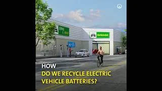 Miniature : How do we recycle electric vehicle batteries? | Veolia #sustainablesolutions #electriccar