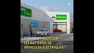 Miniature : Comment nous recyclons les batteries de véhicules électriques ? #sustainablesolutions #automobile