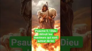 Miniature : Psaume 5 / prière qui détruit les menteurs qui sont autour de vous