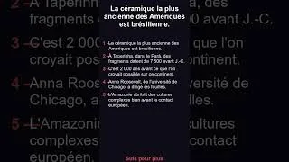 Miniature : La céramique la plus ancienne des Amériques est brésilienne.