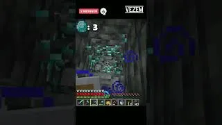 Miniature : IMMENSE VEINE DE DIAMANTS 😱 #shorts #minecraft