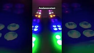 Miniature : Test d’endurance des projecteurs sur batterie ( BEL4 ) #endurancetraining #lighting #dj