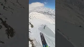 Miniature : Fun morning at home. Conditions are still 🔥🔥🔥. #ski #freeski #fun
