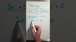 Miniature : Résoudre une équation simple #maths #mathematics #school #algebra #automobile