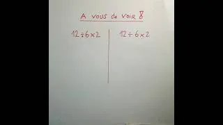 Miniature : A vous de voir ?  où se situe le problème ? Priorités de calculs