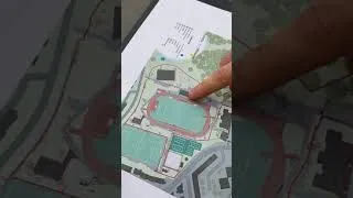Miniature : Orientation de la carte en course d'orientation à Coubertin