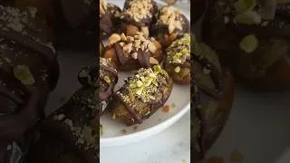 Miniature : Dattes fourrées pistache chocolat #food #shorts #ramadan #sansgluten #recette #recipe #foodie