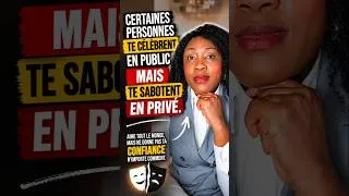 Miniature : Certaines personnes te célèbrent en public puis te sabotent en privé|Choisis à qui tu fais confiance