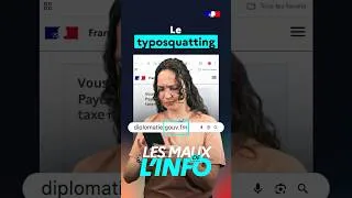 Miniature : C’est quoi le typosquatting ? | 🔎 Les maux de l’info